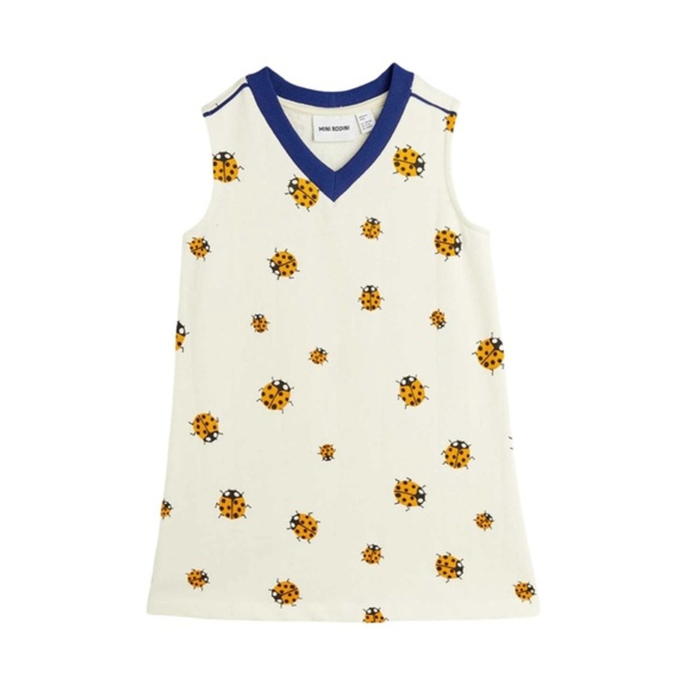 MINI RODINI GIRLS LADYBUG DRESS